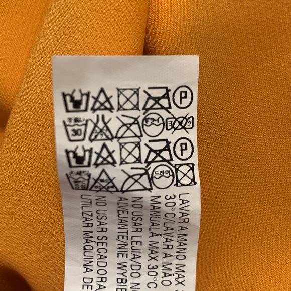 ZARA ~ Fit & Flare Back Bow Cut Out Mini Dress in Orange ~ Size Medium - Picture 12 of 12